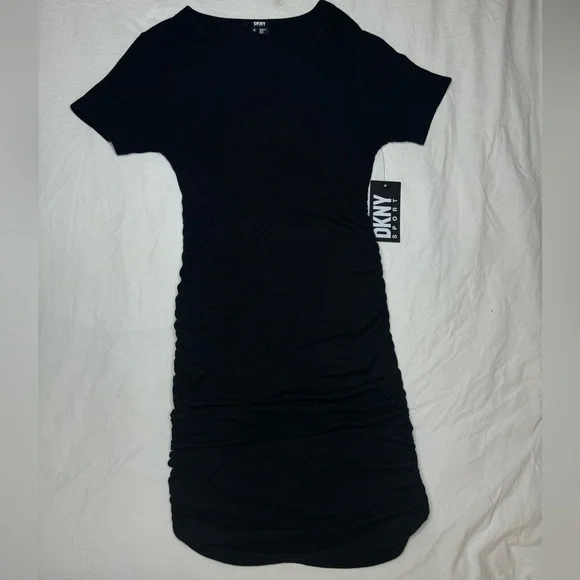 NWT - DKNY Dress Sport / Black / Medium / Pullover / Slim / Short Sleeve - Picture 2 of 11